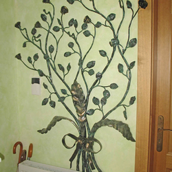 Umeleck veiakov stena v tvare kytice ru - exkluzvny nbytok