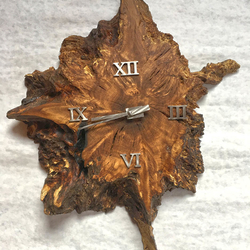 Design oak clock  luxury wall clock designed by nature itself