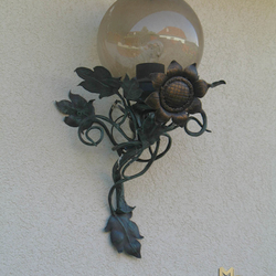 Exterirov luxusn svietidlo - kovan slnenica ako bon lampa - vnimon lampa na osvetlenie budov, vstupov, altnkov...