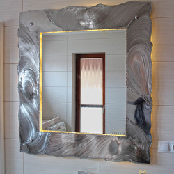 Luxusn zrkadlo do kpene s podsvietenm - modern zrkadl