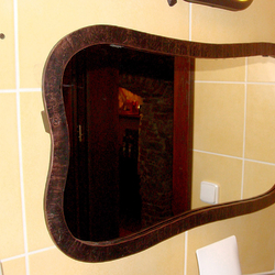 Kovan rm na zrcadlo - vjimen zrcadlo - luxusn nbytek do koupelny