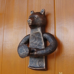 Umeleck kovan klopadlo - medve