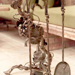 Treat your house to a wrought iron set - grapes