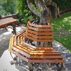 Sezení šité na míru ... z exotického cedrového dřeva pro delší životnost - luxusní zahradní nábytek