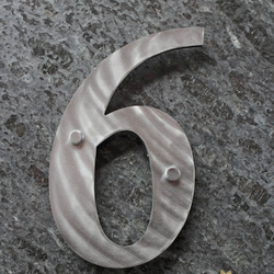 Stainless steel numbers 0 - 9