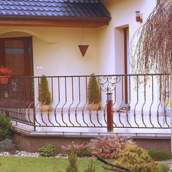 An exterior railing - terrace