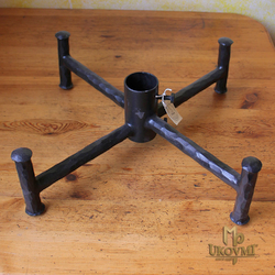 A Christmas tree stand – forged home accessory