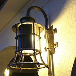 Dizajnová záhradná lampa KLASIK ZVON - ručne kované svietidlo do exteriéru