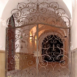 A grille in a historical building