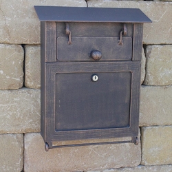 A wrought iron post box from UKOVMI