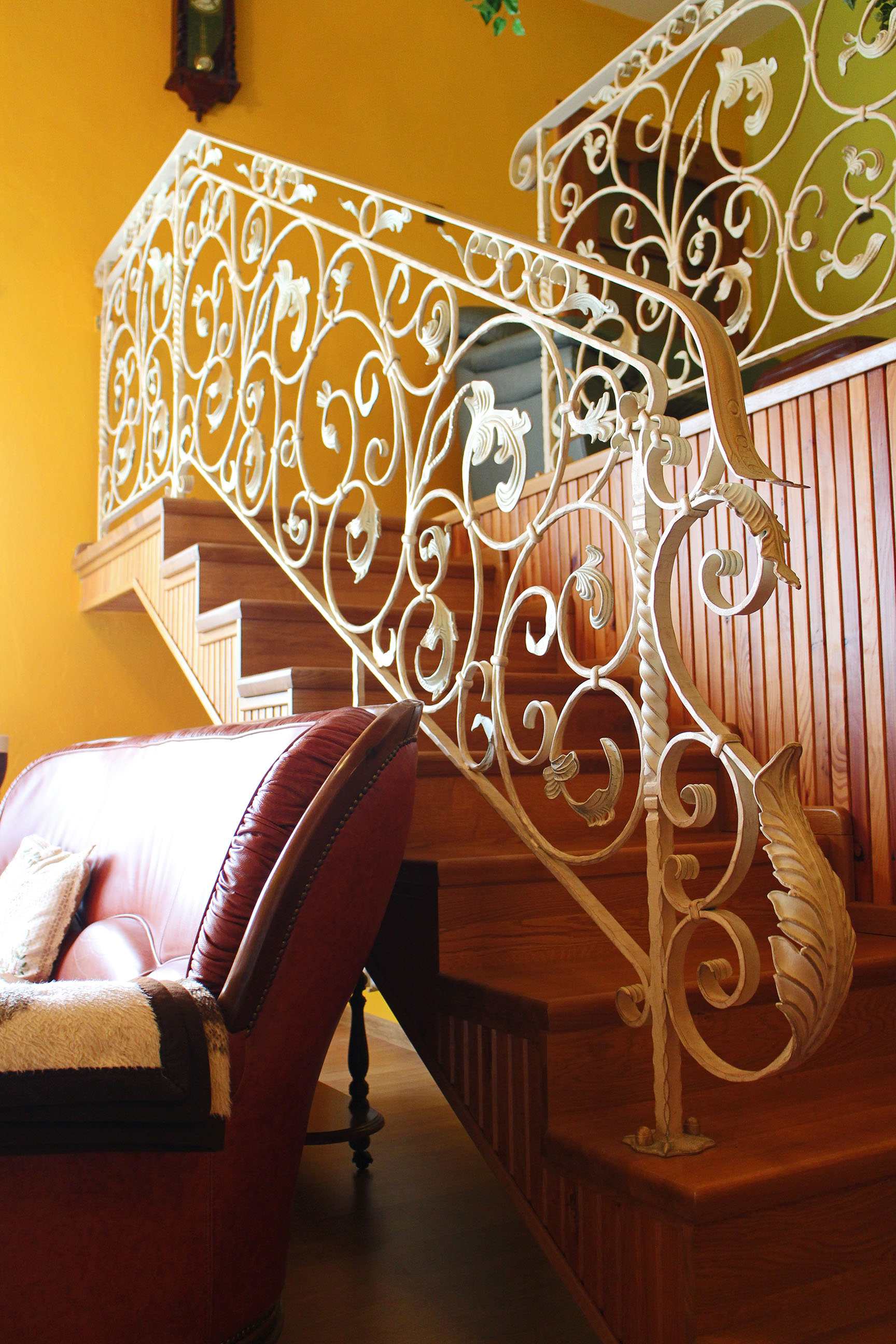 Krásne zábradlie rodinného domu
